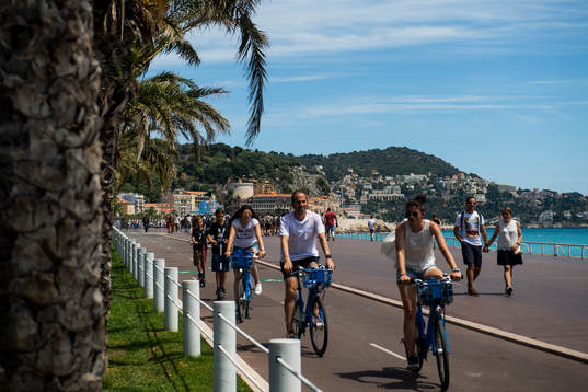 General view of Promenade des Anglais