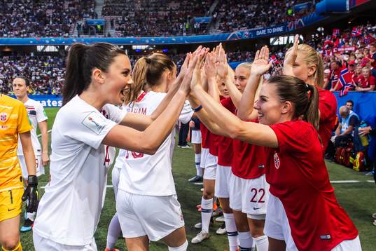 Ingrid Syrstad Engen and Cecilie Redisch Kvamme of Norway