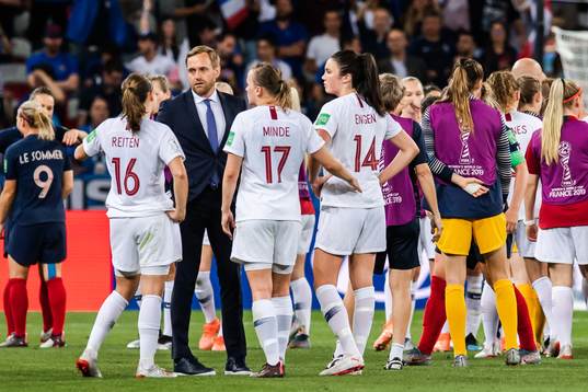 Martin Sjögren, head coach of Norway, and Ingrid Syrstad