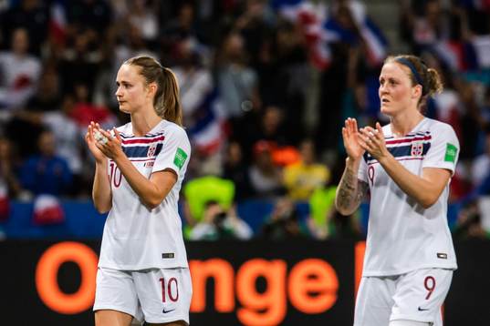 Caroline Graham Hansen and Isabell Lehn Herlovsen of Norway
