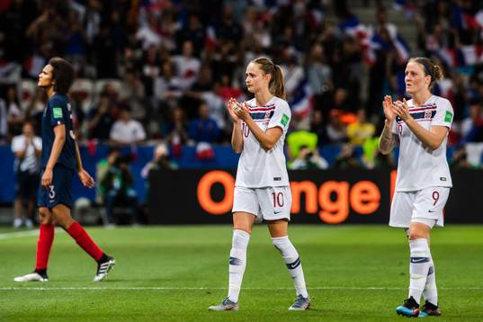 Caroline Graham Hansen and Isabell Lehn Herlovsen of Norway