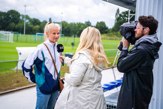 Pernille Harder interview by SVT