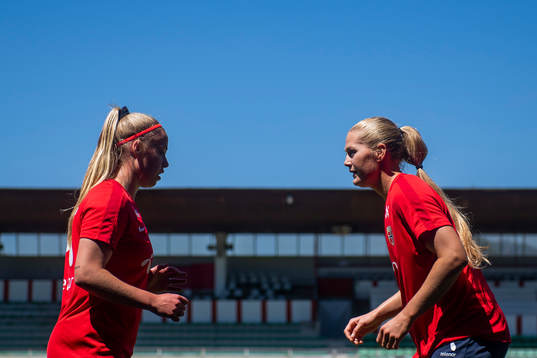 Therese Sessy Åsland and Lisa-Marie Karlseng Utland of