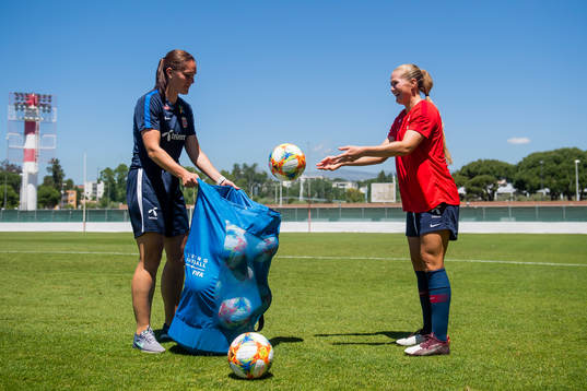 Randi Himle and Lisa-Marie Karlseng Utland of Norway