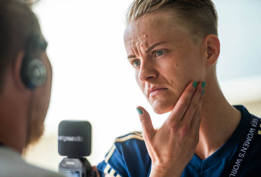 Nilla Fischer of Sweden