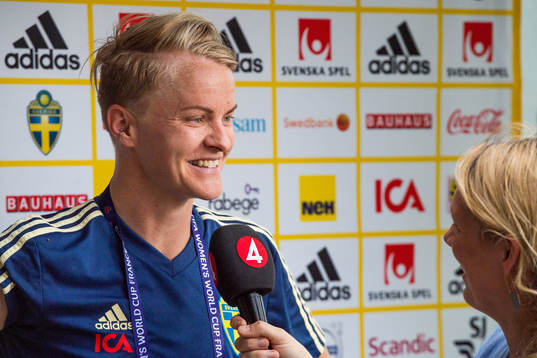 Nilla Fischer of Sweden