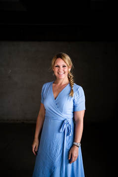 Anna Brolin of Swedish television network Tv4,  poses for a