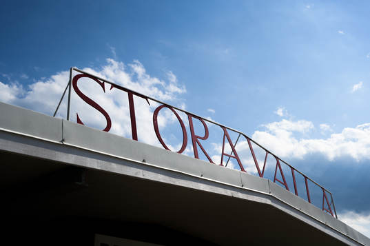 Exteriör av Stora Valla i Degerfors