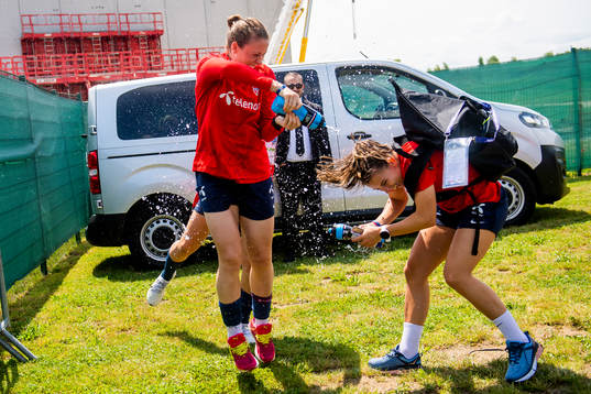 Isabell Lehn Herlovsen and Cecilie Redisch Kvamme of Norway