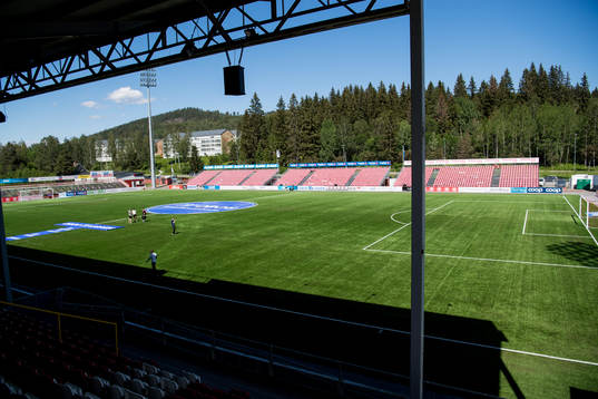 General interior view of Gjemselund stadion