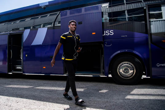 Isaac Twum of Start arrives