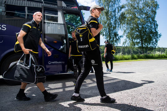 Espen Hammer Berger of Start arrives