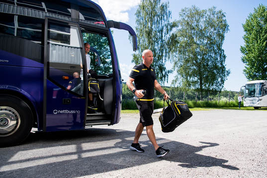 Frode Birkeland, goalkeeper coach of Start, arrives