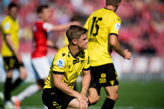 Mathias Idsøe Bringaker of Start looks dejected
