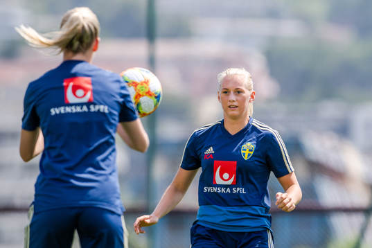 Stina Blackstenius of Sweden