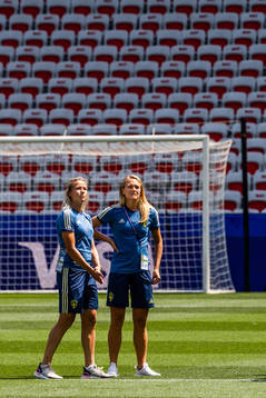 Hanna Glas and Magdalena Eriksson of Sweden