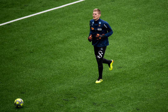 Goalkeeper Andreas Lie of Aalesund