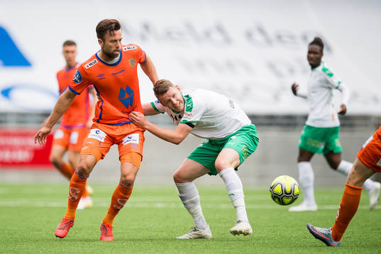 Kaj Ramsteijn of Aalesund and Kristian Lønstad Onsrud of