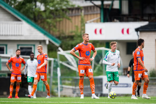Hólmbert Fridjónsson of Aalesund looks dejected