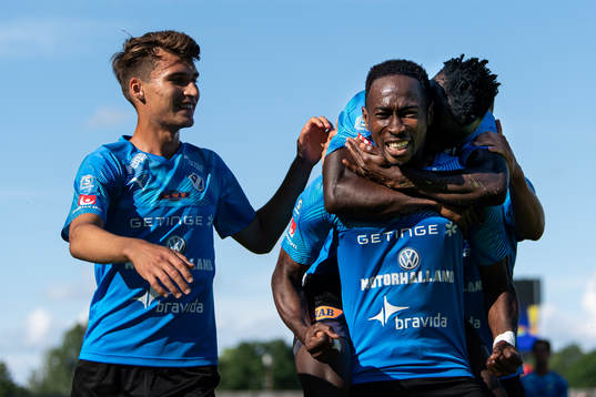 Halmstads Sadat Karim jublar