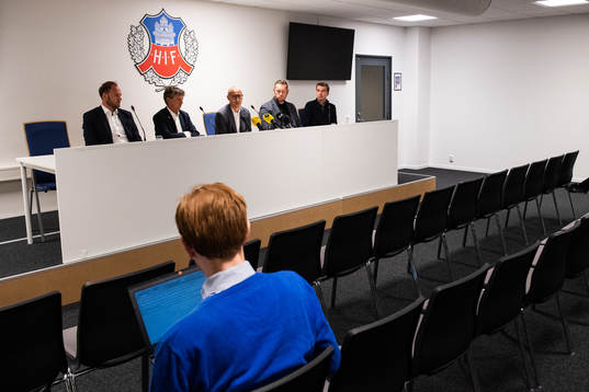 Spelande sportchef Andreas Granqvist, ordförande Krister