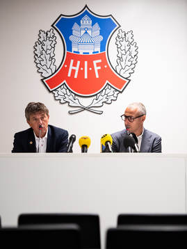 Ordförande Krister Azelius och Henrik Larsson som