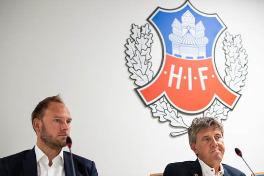 Spelande sportchef Andreas Granqvist och ordförande