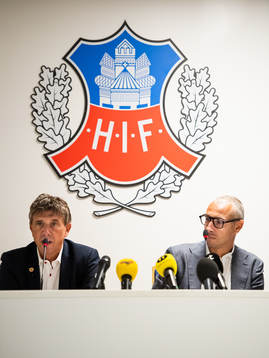 Ordförande Krister Azelius och Henrik Larsson som