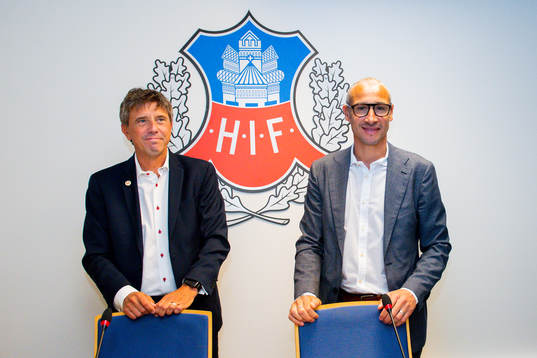 Ordförande Krister Azelius och Henrik Larsson