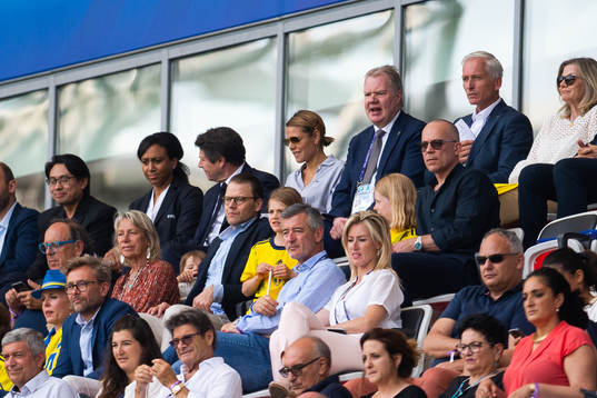 President Karl-Erik Nilsson and Håkan Sjöstrand, general