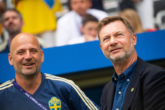 Magnus Wikman, assistant coach and Peter Gerhardsson, Head