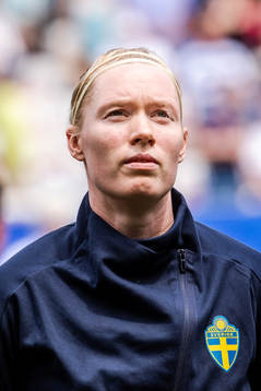 Goalkeeper Hedvig Lindahl  of Sweden