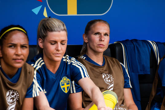Madelen Janogy ,Olivia Schough and Jonna Andersson  of