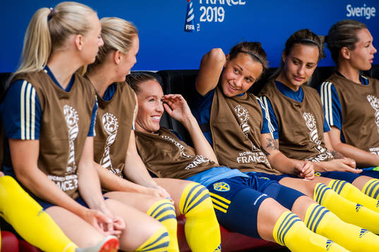 Julia Roddar and Julia Zigiotti Olme of Sweden