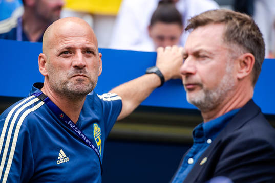 Magnus Wikman, assistant coach and Peter Gerhardsson, Head