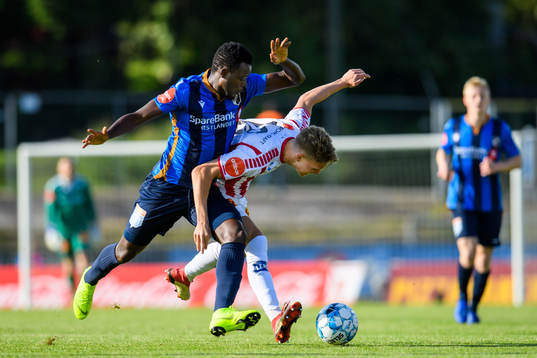 Luc Kassi of Stabæk and Onni Valakari of Tromsø
