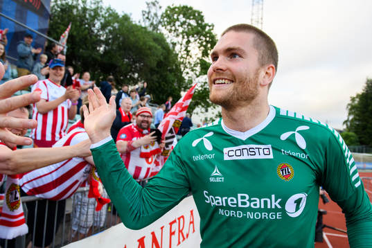 Goalkeeper Gudmund Kongshavn of Tromsø