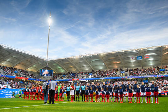 The players of South Korea and Norway