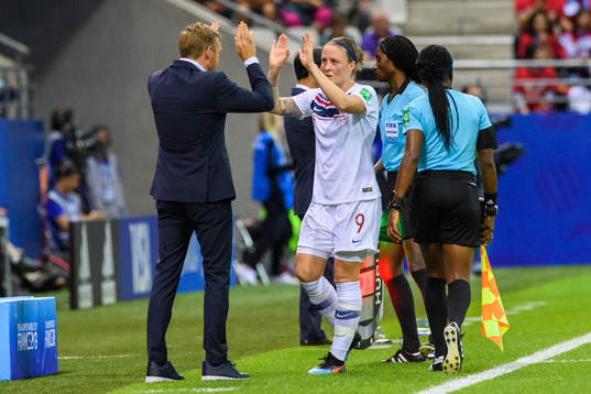 Isabell Lehn Herlovsen and Martin Sjögren, head coach of