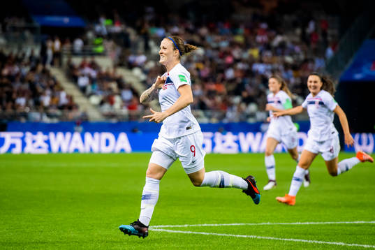 Isabell Lehn Herlovsen of Norway celebrates