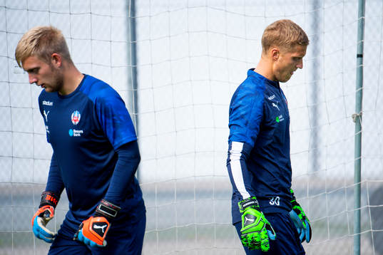 Målvakt Ian Pettersson och målvakt Pär Hansson