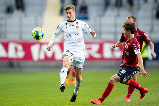 GAIS Marcus Bergholtz och Örgrytes Jakob Lindström