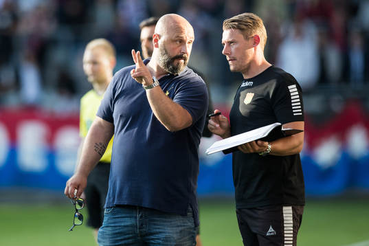 GAIS tränare Bosko Orovic och assisterande tränare Patrik