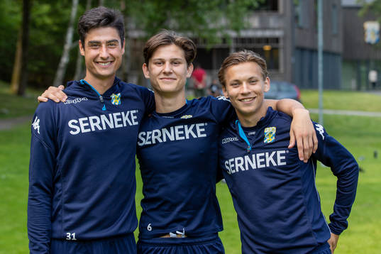 Tom Amos, Rasmus Wikström och Noah Alexandersson