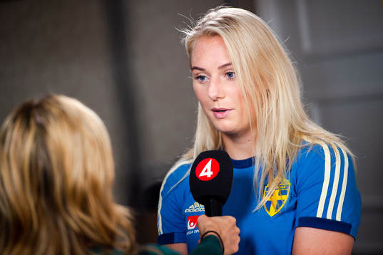 Stina Blackstenius of Sweden