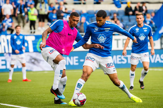 Lunan Ruben Gabrielsen and Ohikhuaeme Anthony Omoijuanfo of