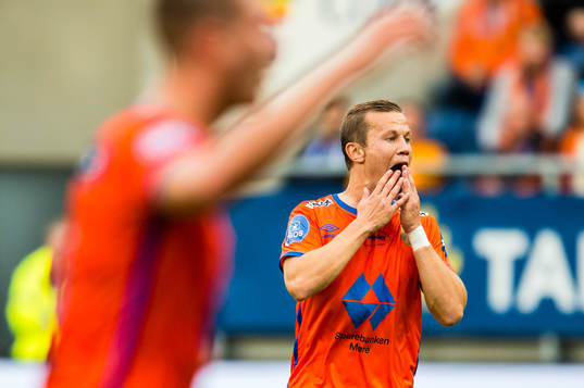 Ståle Steen Sæthre of Aalesund reacts