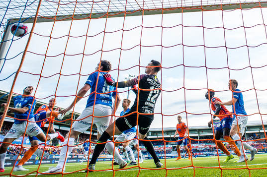 Aron Elis Thrandarson of Aalesund scores the 4-0 goal