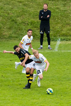 s Stefan Silva och Häckens Gustav Berggren