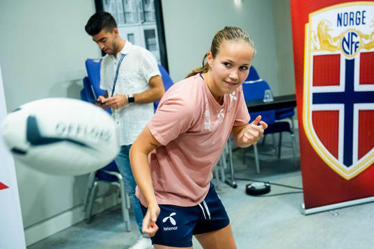 Bläddra bland fler bilder av Football, FIFA Women's World Cup, Day 13, Norway, Press Event